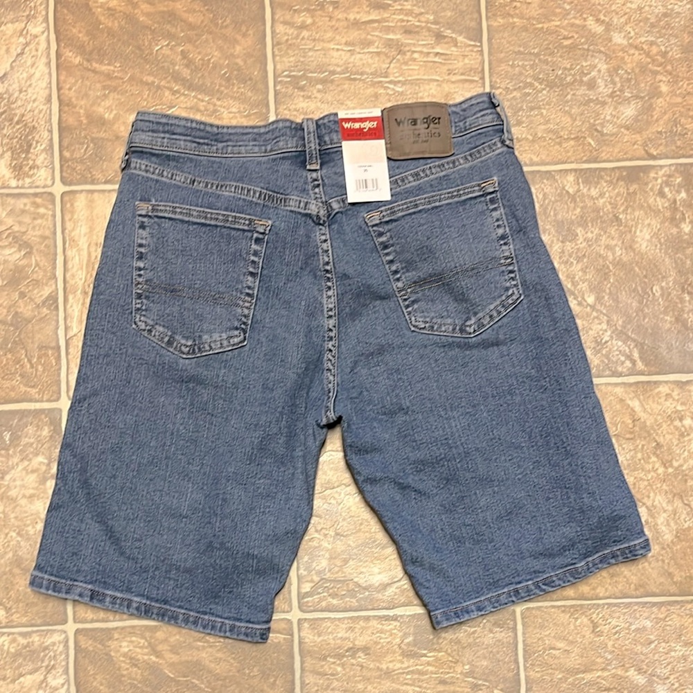 Wrangler Authentics Blue Denim Jean Shorts Men’s 30 X 10 Unisex